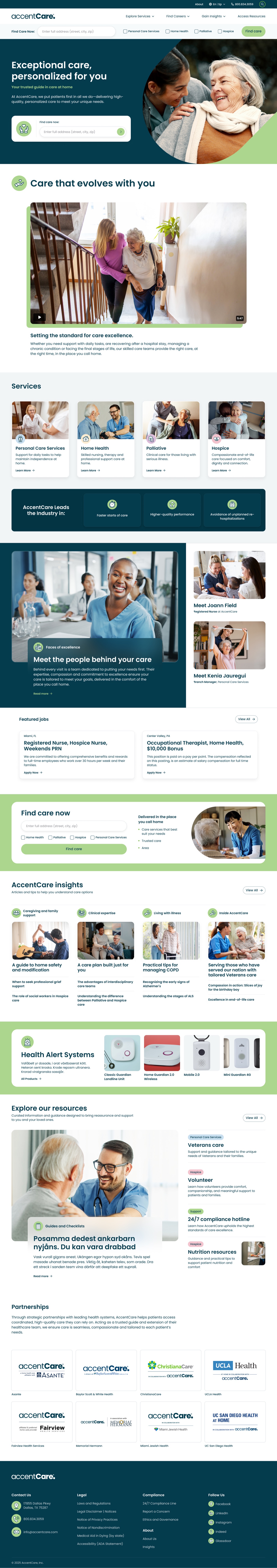 AccentCare Public Site