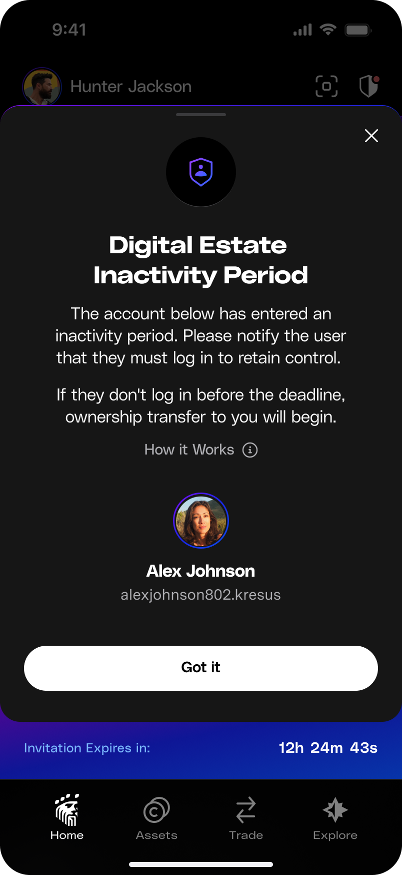 Digital Estate Alert